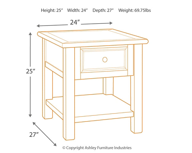 Ashley Express - Bolanburg Rectangular End Table