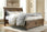 Flynnter California King Sleigh Bed with 2 Storage Drawers