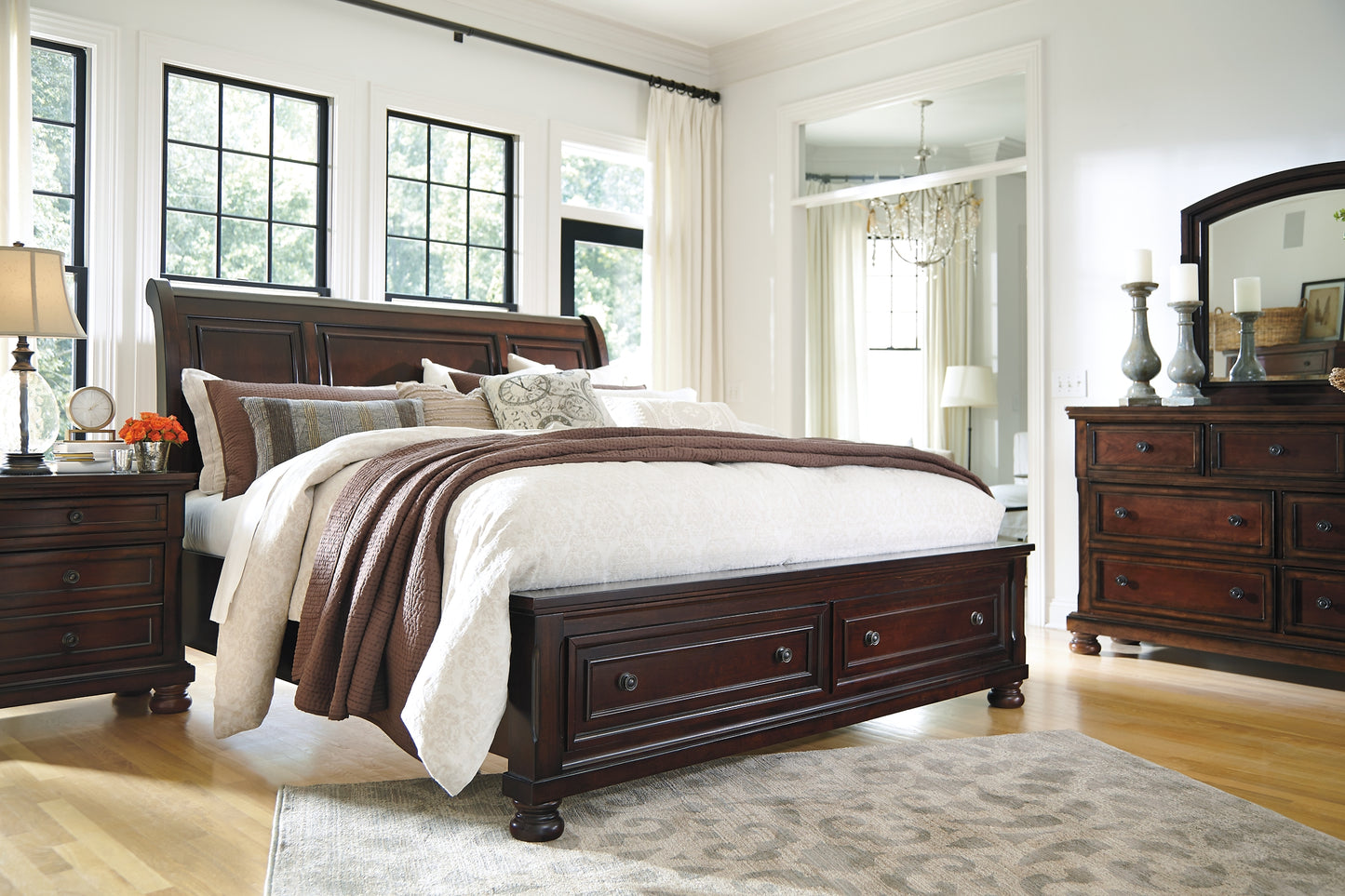 Ashley Express - Robbinsdale  Sleigh Bed With Storage