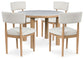 Ashley Express - Sawdyn Dining Table and 4 Chairs