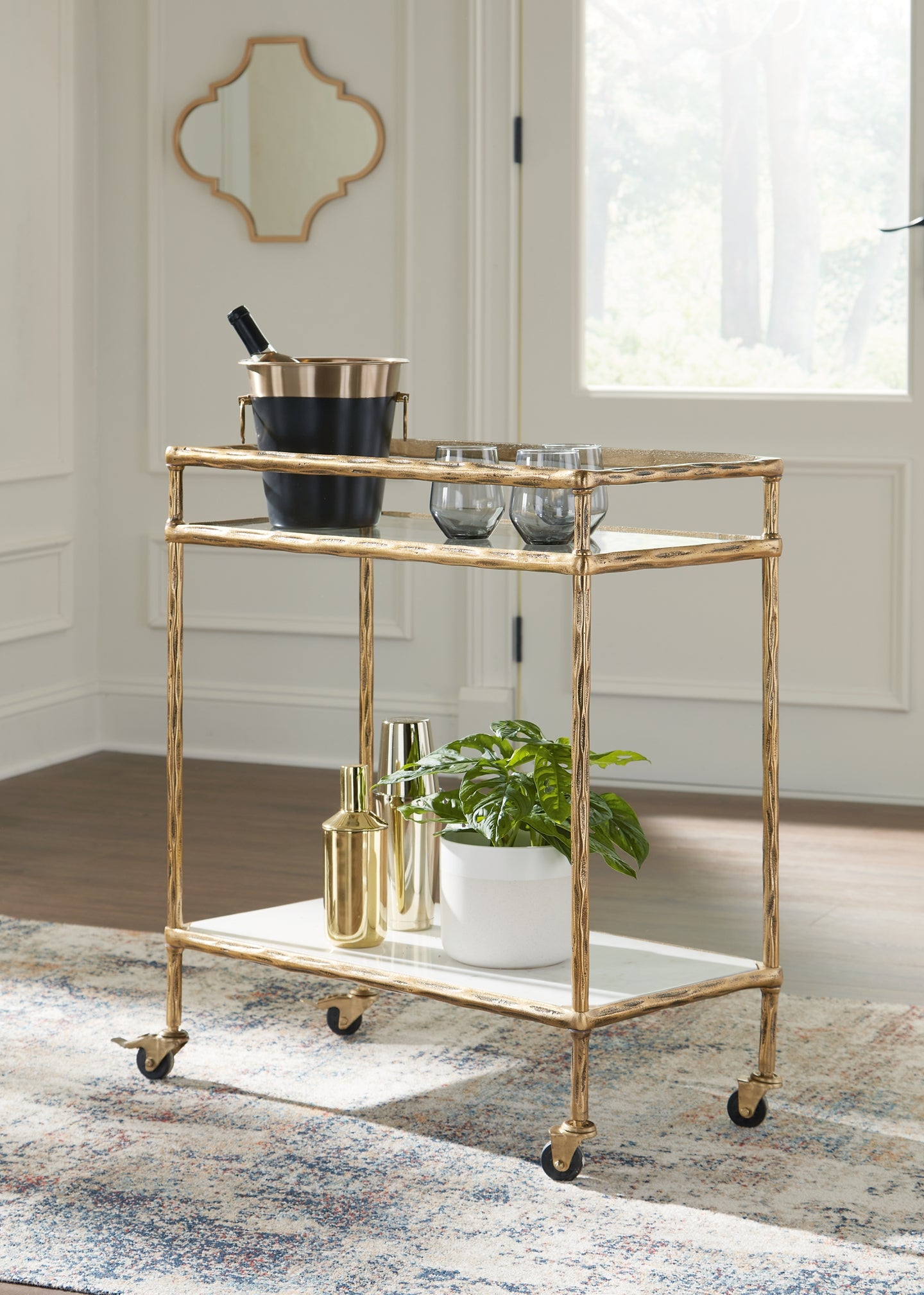 Ashley Express - Plattfield Bar Cart