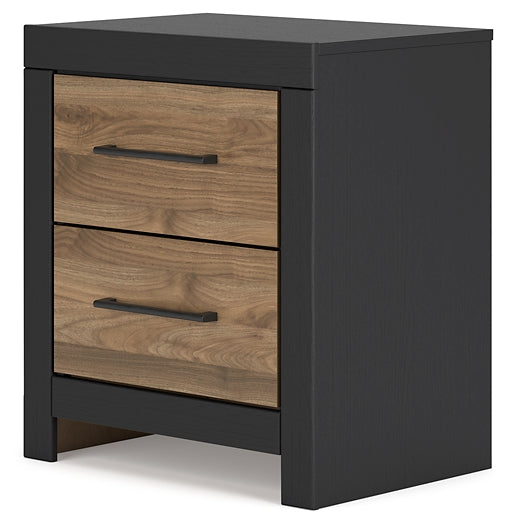 Ashley Express - Vertani Twin Panel Bed with Nightstand