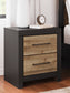 Ashley Express - Vertani Twin Panel Bed with Nightstand