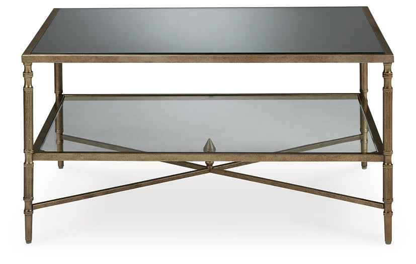 Ashley Express - Cloverty Coffee Table with 2 End Tables