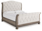 Ardenfield King Upholstered Sleigh Bed