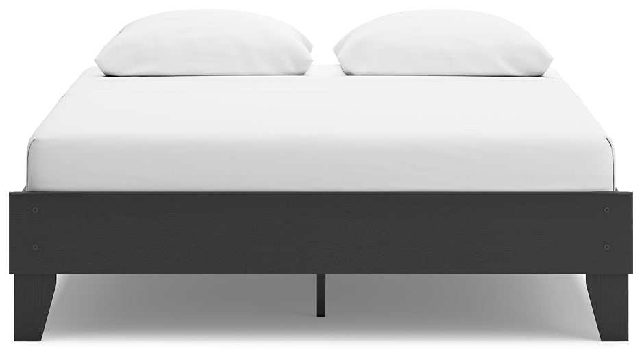 Ashley Express - Socalle Queen Platform Bed with Dresser