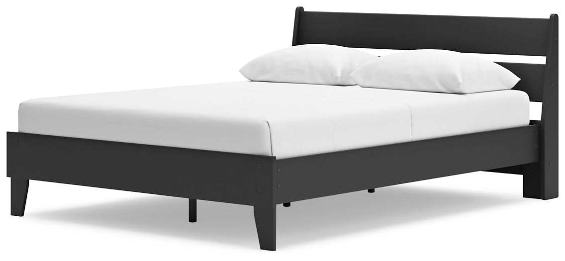 Ashley Express - Socalle Queen Panel Platform Bed with Dresser and 2 Nightstands