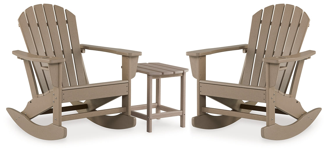 Ashley Express - Sundown Treasure 2 Outdoor Chairs with End Table