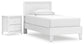 Ashley Express - Hallityn Twin Panel Platform Bed with Nightstand