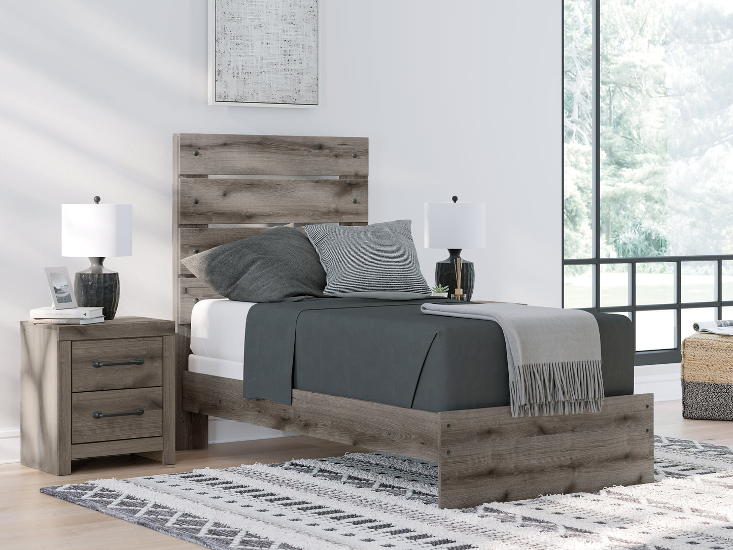 Ashley Express - Graystorm  Panel Bed