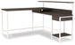 Ashley Express - Dorrinson L-Desk with Storage