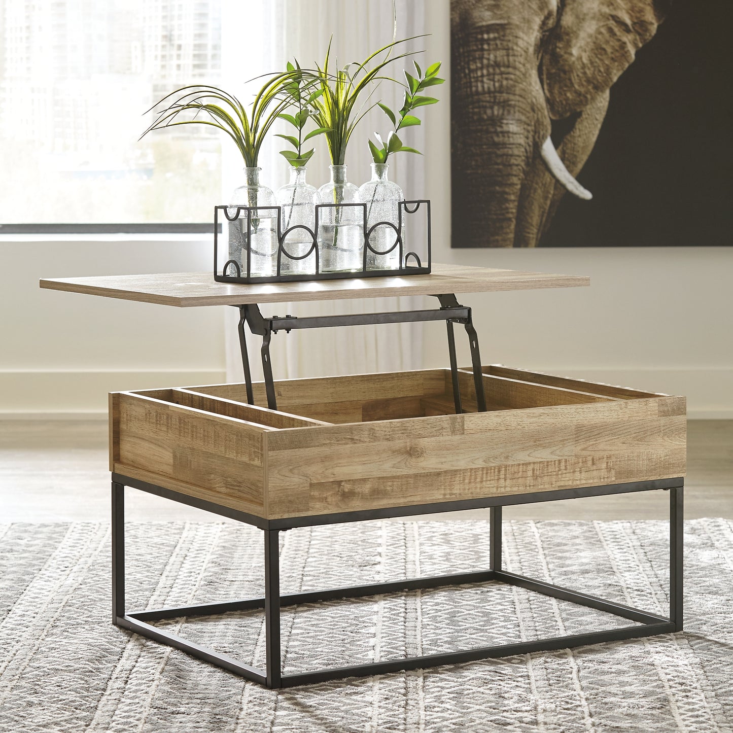 Ashley Express - Gerdanet Coffee Table with 1 End Table