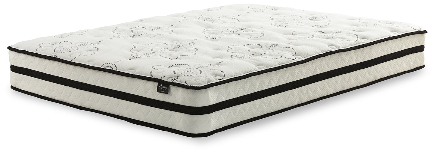 Ashley Express - Chime 10 Inch Hybrid 10 Inch Hybrid Mattress with Foundation