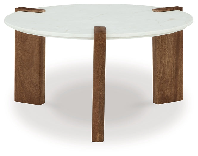 Ashley Express - Isanti Coffee Table with 2 End Tables